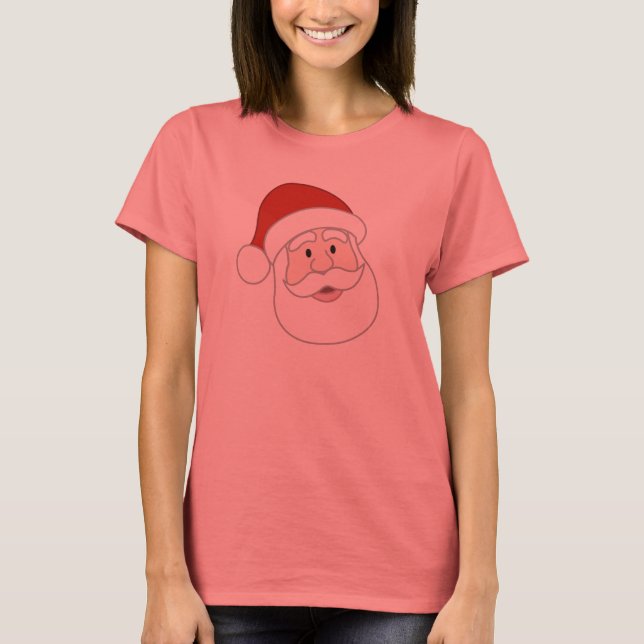 Camiseta Ilustracion de Papá Noel (Anverso)