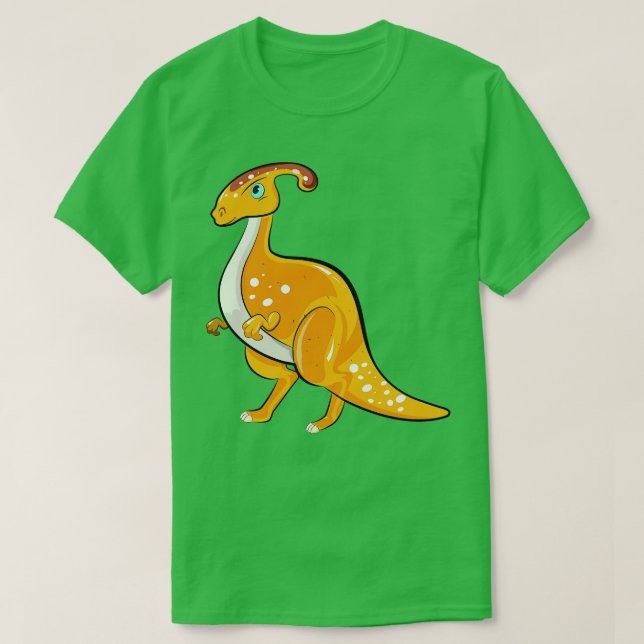 Camiseta Ilustracion de Parasaurolophus (Diseño del anverso)