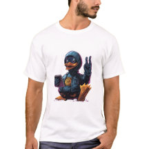 Ilustración de pato hacker genial-Programador de t