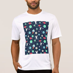 Camiseta Ilustracion de patrón de espacio