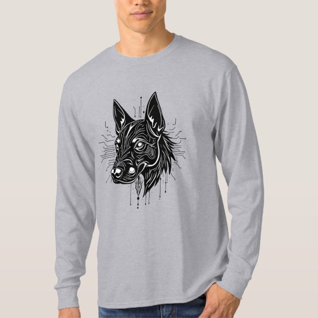 Camiseta Ilustración de perro (Anverso)