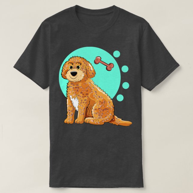 Camiseta Ilustracion de perro Cockapoo (Diseño del anverso)