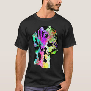 Camiseta Ilustracion de perro Dalmatian Cute Colorful