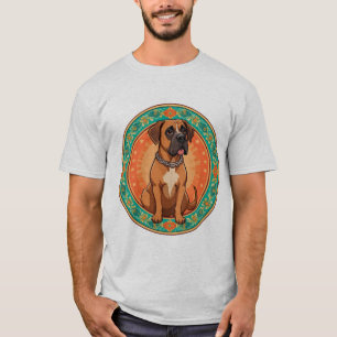 Camiseta Ilustración de perro de dibujos animados adorable