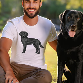 Camiseta Ilustración de perro de dibujos animados Labrador 