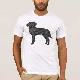 Camiseta Ilustración de perro de dibujos animados Labrador 