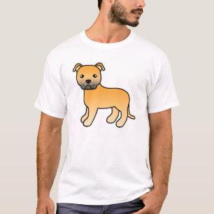 Camiseta Ilustración de perro Staffordshire Bull Terrier ce