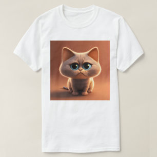 Camiseta ilustración de personaje de dibujos animados de un