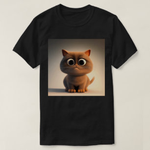 Camiseta ilustración de personaje de dibujos animados de un