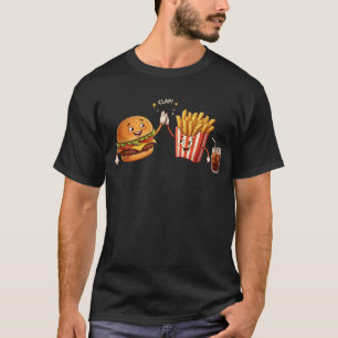 Camiseta Ilustración de Personajes de Amigos de Sushi Kawai