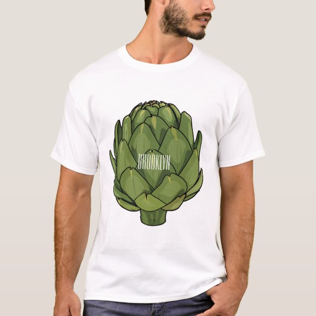 Camiseta Ilustracion de personalizado Artichoke (Anverso)