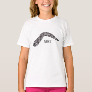 Camiseta Ilustracion de personalizado de anguila moray loca
