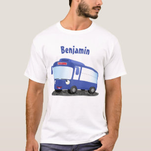 Camiseta Ilustracion de personalizado de autobús moderno az