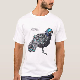 Camiseta Ilustracion de personalizado de aves de pavo real