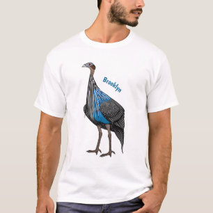 Camiseta Ilustracion de personalizado de aves silvestres