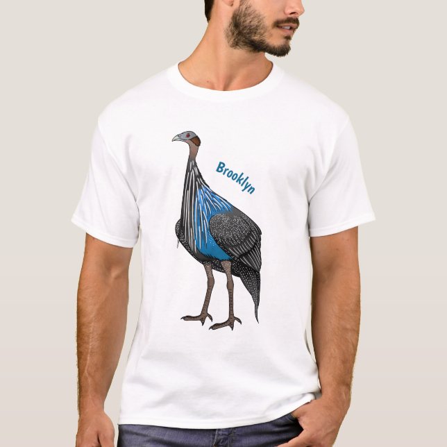 Camiseta Ilustracion de personalizado de aves silvestres (Anverso)