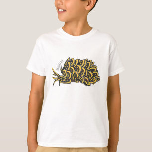 Camiseta Ilustracion de personalizado de babuena dorada de