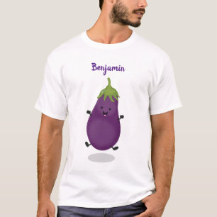 Camiseta Ilustracion de personalizado de berenjenas de bere