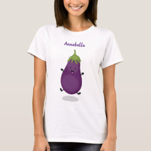 Camiseta Ilustracion de personalizado de berenjenas de bere
