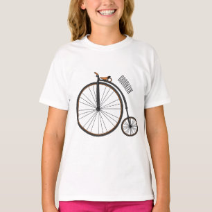 Camiseta Ilustracion de personalizado de bicicletas de alta