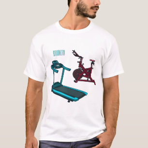 Camiseta Ilustracion de personalizado de bicicletas de hila