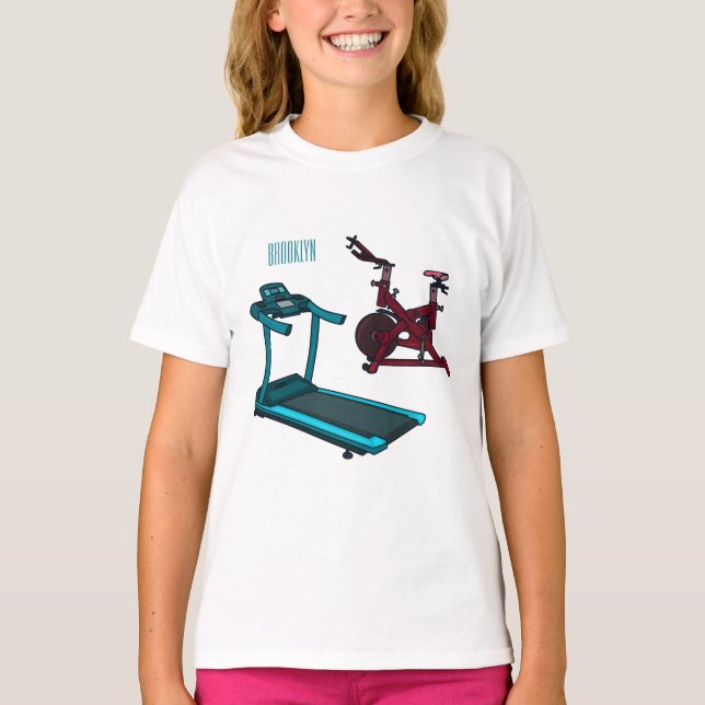 Camiseta Ilustracion de personalizado de bicicletas de hila (Anverso)