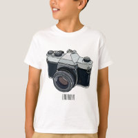 Ilustracion de personalizado de cámara de cine