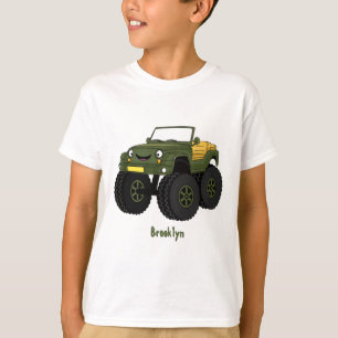 Camiseta Ilustracion de personalizado de camión monstruo ve