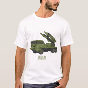 Camiseta Ilustracion de personalizado de camiones de misile
