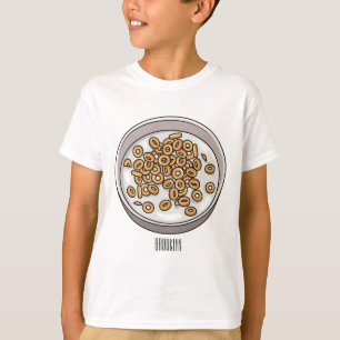 Camiseta Ilustracion de personalizado de cereales