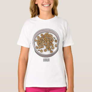 Camiseta Ilustracion de personalizado de cereales