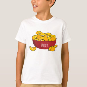 Camiseta Ilustracion de personalizado de chips de papa