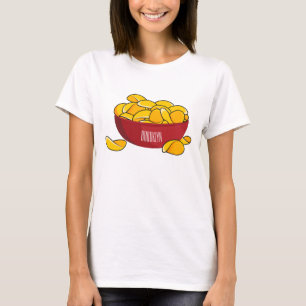 Camiseta Ilustracion de personalizado de chips de papa
