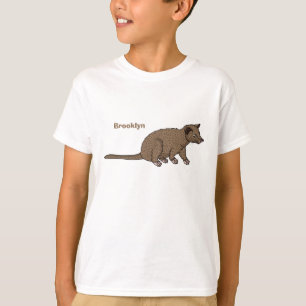 Camiseta Ilustracion de personalizado de civet de luwak
