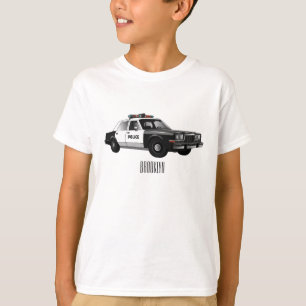 Camiseta Ilustracion de personalizado de coches de policía