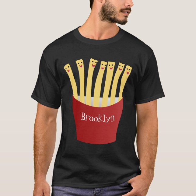 Camiseta Ilustracion de personalizado de comida rápida de p (Anverso)