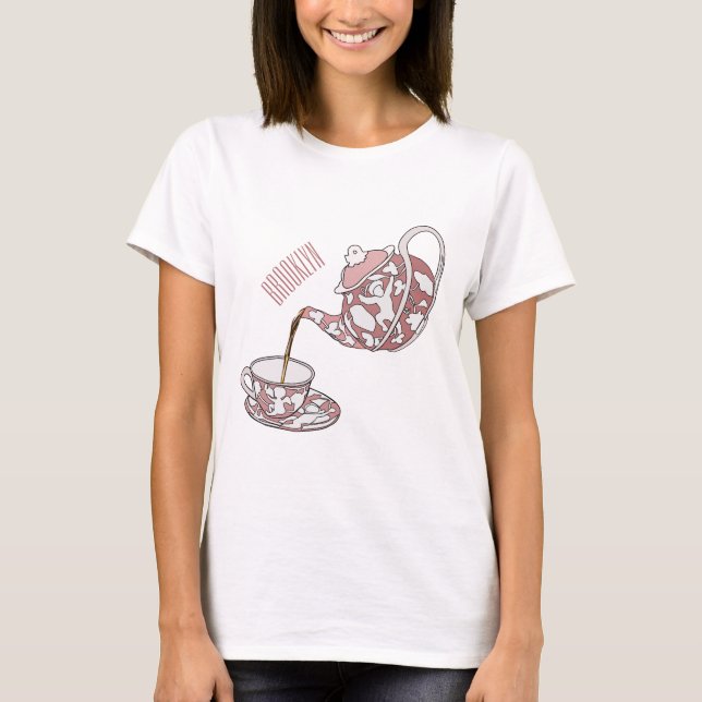 Camiseta Ilustracion de personalizado de conjunto de equipo (Anverso)