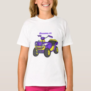 Camiseta Ilustracion de personalizado de cuatro ruedas mora