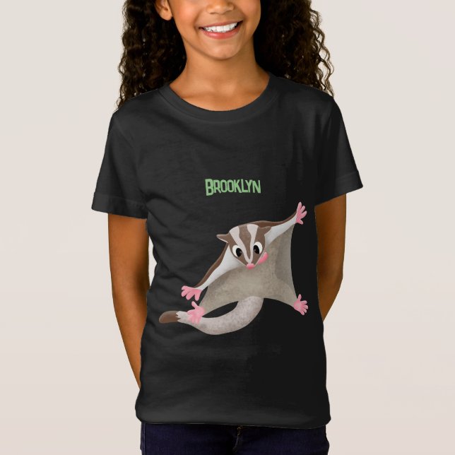 Camiseta Ilustracion de personalizado de deslizador de azúc (Anverso)