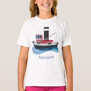 Camiseta Ilustracion de personalizado de embarcaciones de a
