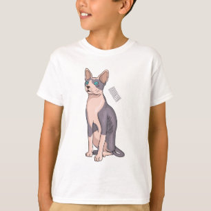 Camiseta Ilustracion de personalizado de gatos Sfinx