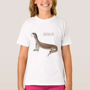 Camiseta Ilustracion de personalizado de lagarto de monitor