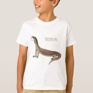 Camiseta Ilustracion de personalizado de lagarto de monitor