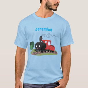 Camiseta Ilustracion de personalizado de locomotora de trac