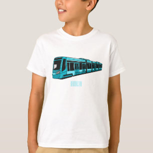 Camiseta Ilustracion de personalizado de locomotora eléctri