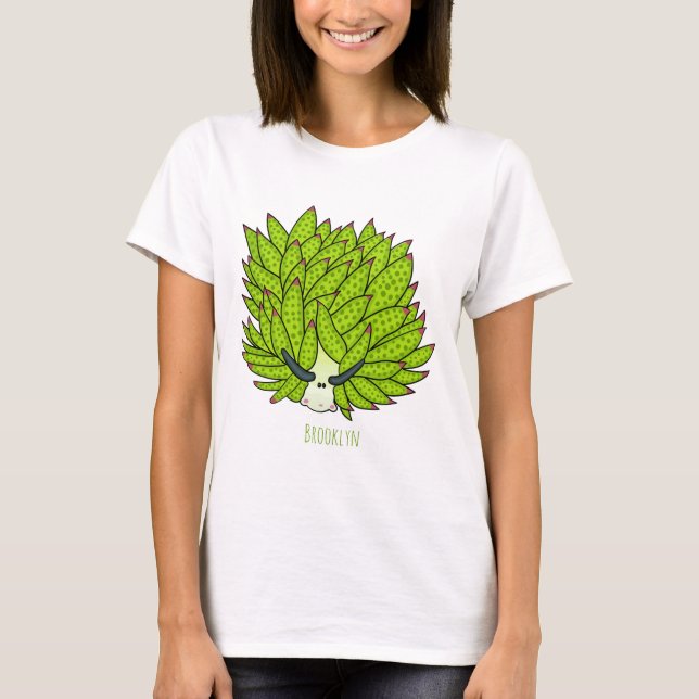 Camiseta Ilustracion de personalizado de lodo de hoja (Anverso)
