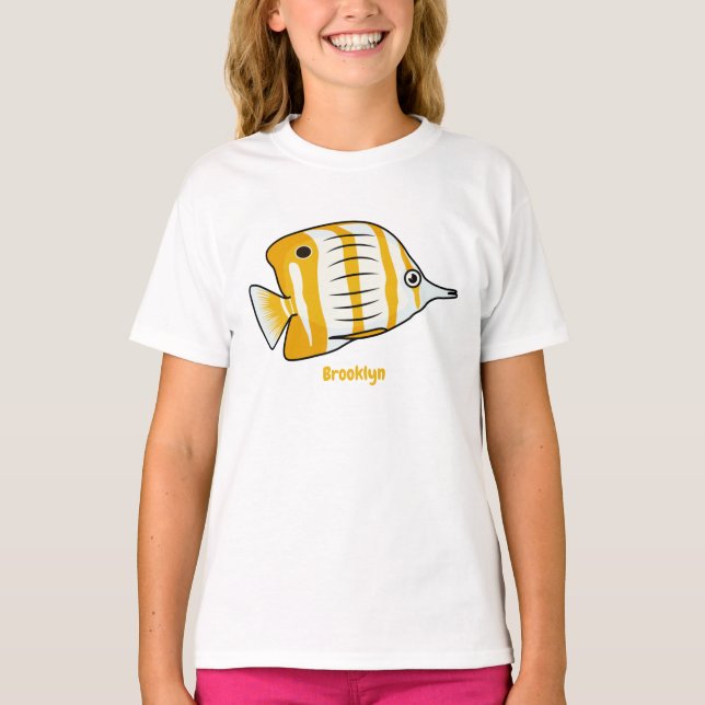 Camiseta Ilustracion de personalizado de mariposas (Anverso)
