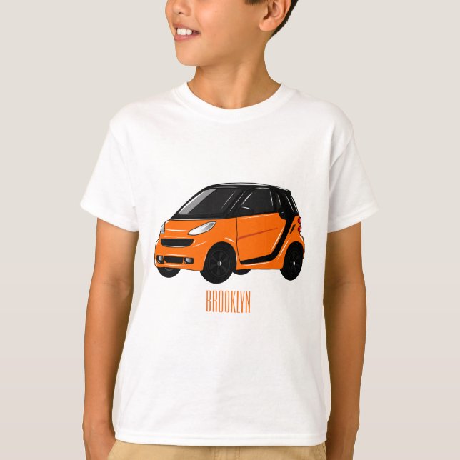 Camiseta Ilustracion de personalizado de micro coches (Anverso)
