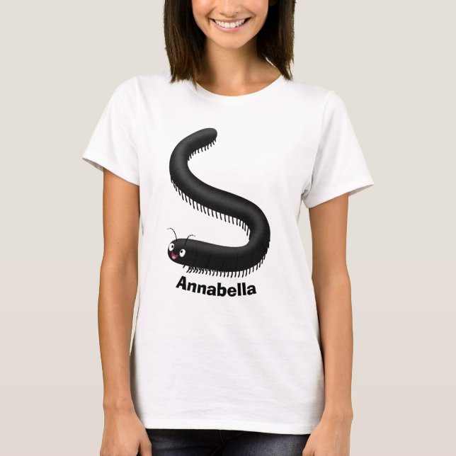 Camiseta Ilustracion de personalizado de milipedo corto (Anverso)
