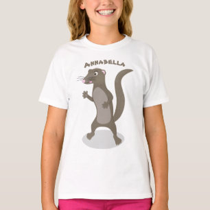 Camiseta Ilustracion de personalizado de mongosis suave